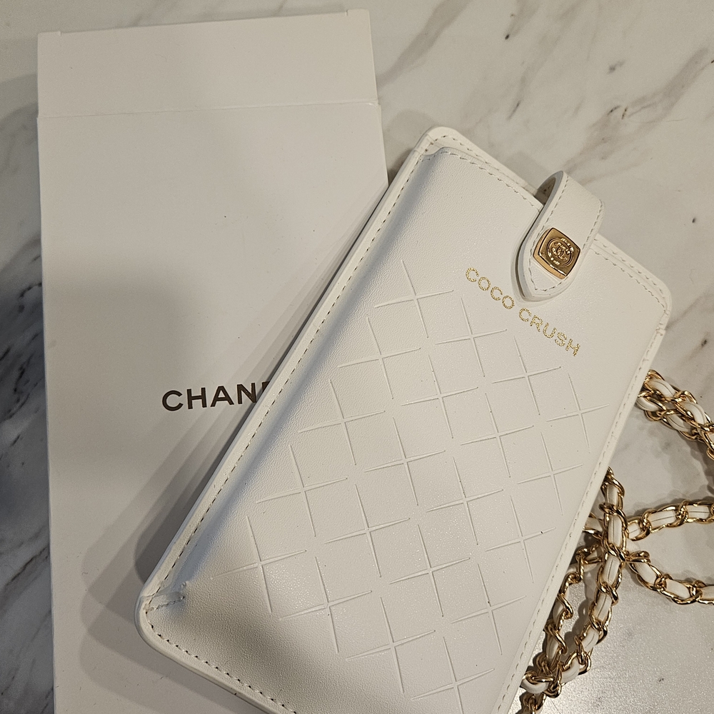 Chanel coco-crush white phone case